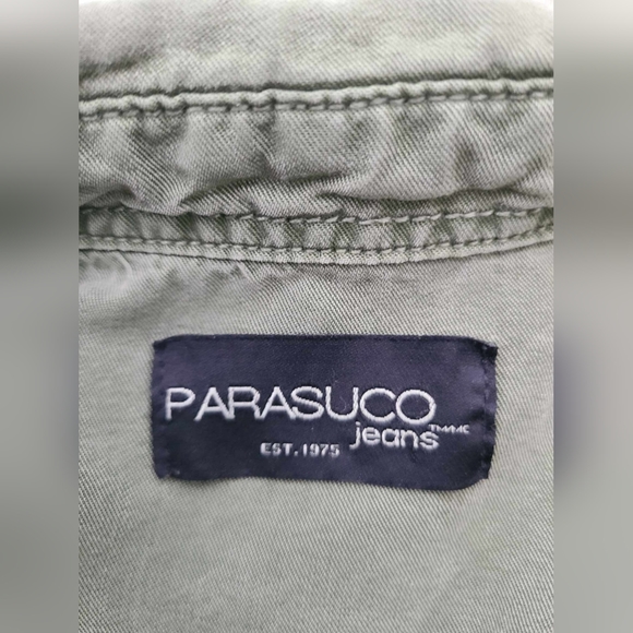 Green Parasuco Jeans Long Shirt or Dress - Picture 4 of 6